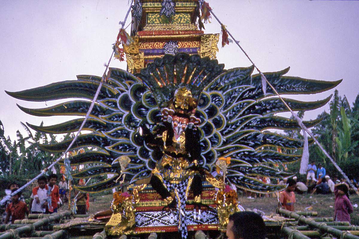 Garuda at cremation