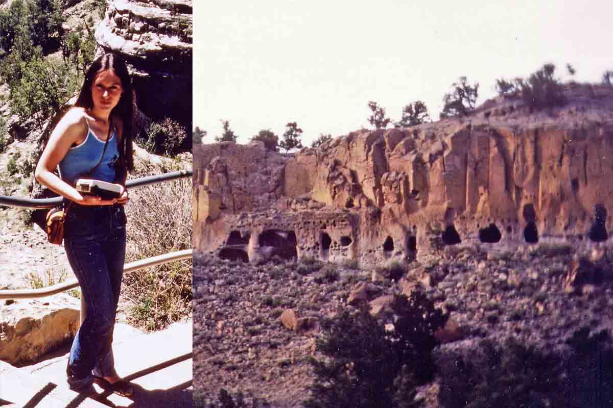 New Mexico Caves of Indian Mogollon in Gila Cliff Dwellings