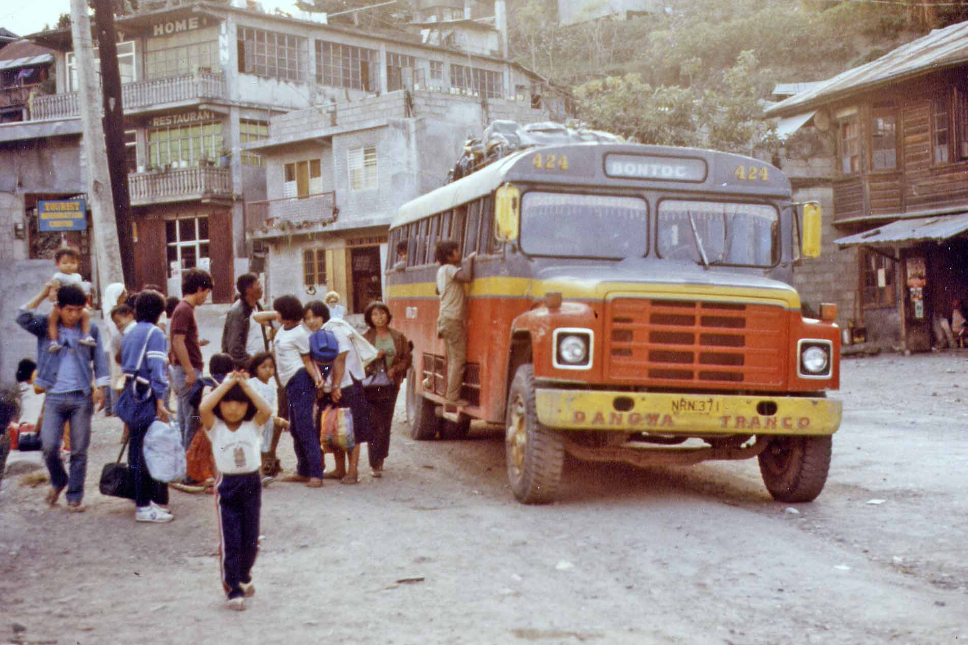 Bontoc - arrival with bus