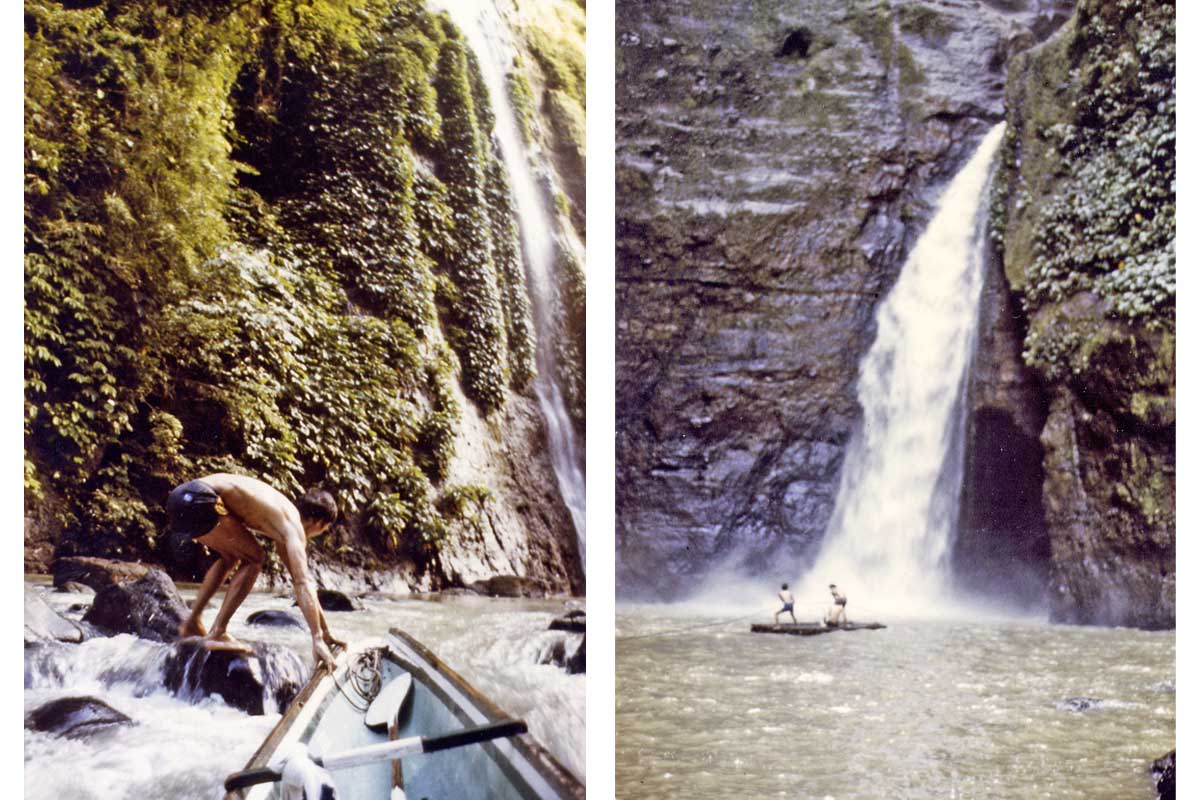 Boat to the waterfall to Pagsanjan