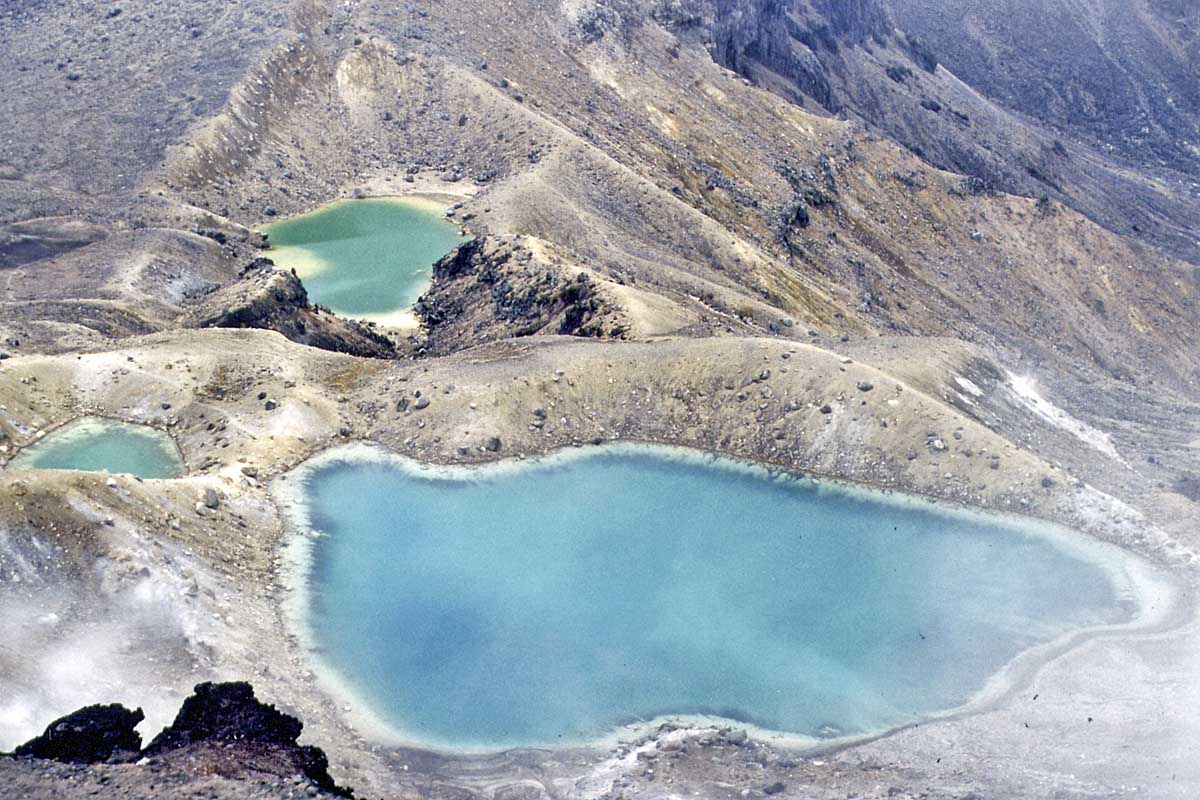 Tongariro lakes