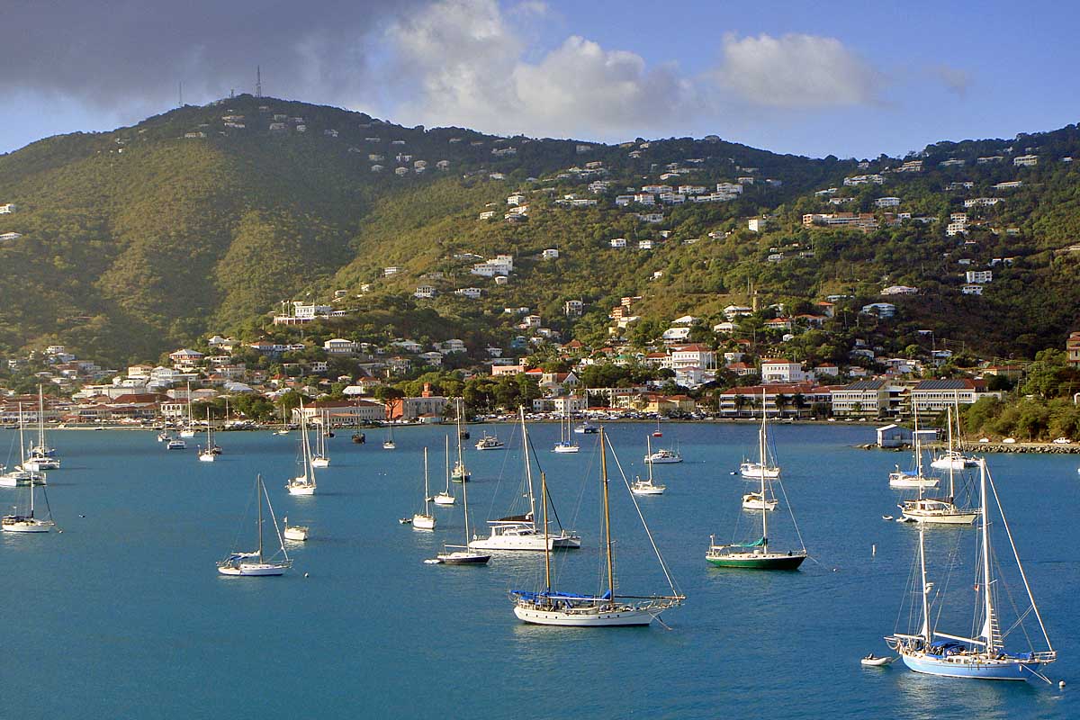 harbour and boats st. thomas