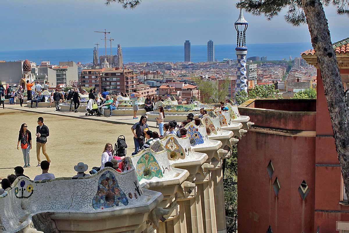 barcelona park guell