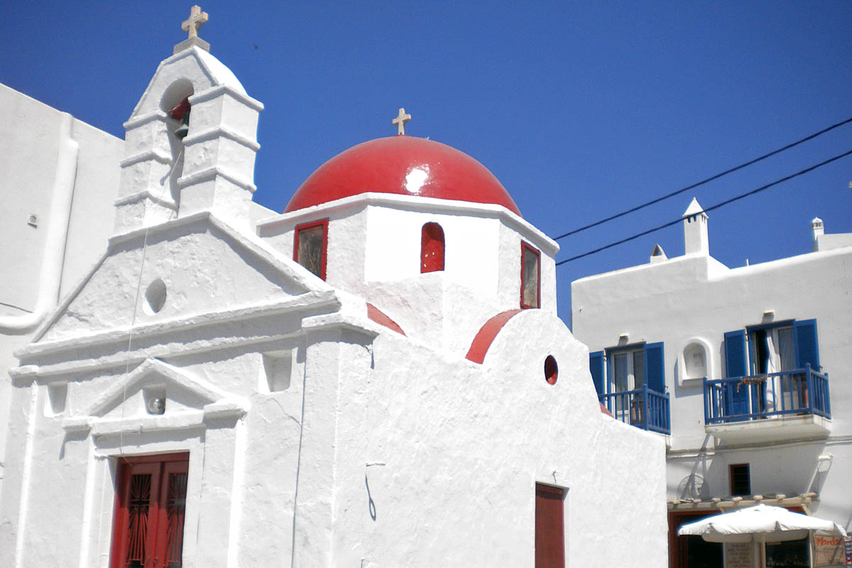 mykonos church
