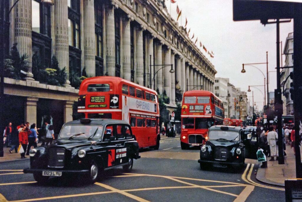 London bus cabs